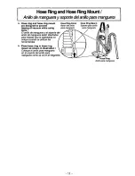 Предварительный просмотр 11 страницы Panasonic MCV7309 - UPRIGHT VACUUM Operating Instructions Manual