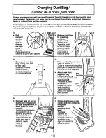 Предварительный просмотр 15 страницы Panasonic MCV7309 - UPRIGHT VACUUM Operating Instructions Manual