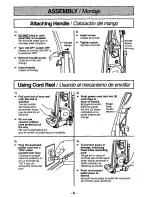 Preview for 8 page of Panasonic MCV7311 - UPRIGHT VACUUMM Operating Instructions Manual