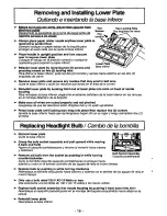 Preview for 16 page of Panasonic MCV7311 - UPRIGHT VACUUMM Operating Instructions Manual