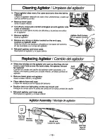 Preview for 18 page of Panasonic MCV7311 - UPRIGHT VACUUMM Operating Instructions Manual