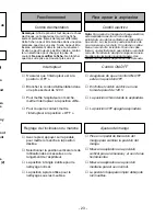 Предварительный просмотр 23 страницы Panasonic MCV7314 - UPRIGHT VACUUM-MULTI-LANG Operating Instructions Manual