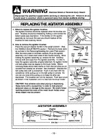 Предварительный просмотр 16 страницы Panasonic MCV7337 - UPRIGHT VACUUM-QKDR Operating Instructions Manual