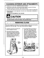 Предварительный просмотр 18 страницы Panasonic MCV7337 - UPRIGHT VACUUM-QKDR Operating Instructions Manual