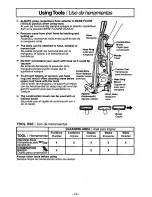 Preview for 14 page of Panasonic MCV7341 - UPRIGHT VACUUM Operating Instructions Manual