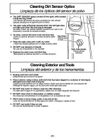 Preview for 20 page of Panasonic MCV7341 - UPRIGHT VACUUM Operating Instructions Manual