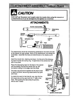 Предварительный просмотр 7 страницы Panasonic MCV7347 - UPRIGHT VACUUM-QKDR Operating Instructions Manual