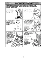 Предварительный просмотр 15 страницы Panasonic MCV7347 - UPRIGHT VACUUM-QKDR Operating Instructions Manual