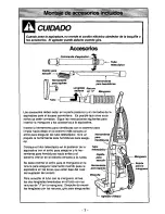 Предварительный просмотр 31 страницы Panasonic MCV7347 - UPRIGHT VACUUM-QKDR Operating Instructions Manual