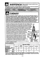 Предварительный просмотр 37 страницы Panasonic MCV7347 - UPRIGHT VACUUM-QKDR Operating Instructions Manual