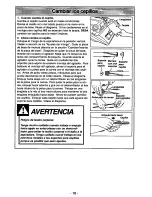 Предварительный просмотр 42 страницы Panasonic MCV7347 - UPRIGHT VACUUM-QKDR Operating Instructions Manual