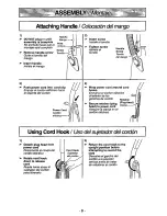 Предварительный просмотр 8 страницы Panasonic MCV7348 - UPRIGHT VACUUM-PLAT Operating Instructions Manual