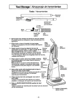 Предварительный просмотр 9 страницы Panasonic MCV7348 - UPRIGHT VACUUM-PLAT Operating Instructions Manual