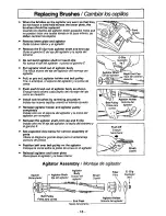 Предварительный просмотр 18 страницы Panasonic MCV7348 - UPRIGHT VACUUM-PLAT Operating Instructions Manual