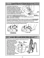 Предварительный просмотр 9 страницы Panasonic MCV7365 - UPRIGHT VACUUM-QKDR Operating Instructions Manual