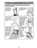 Предварительный просмотр 13 страницы Panasonic MCV7365 - UPRIGHT VACUUM-QKDR Operating Instructions Manual