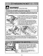 Предварительный просмотр 15 страницы Panasonic MCV7365 - UPRIGHT VACUUM-QKDR Operating Instructions Manual