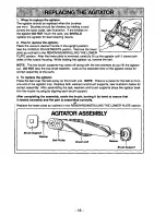 Предварительный просмотр 16 страницы Panasonic MCV7365 - UPRIGHT VACUUM-QKDR Operating Instructions Manual