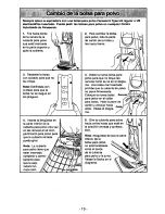 Предварительный просмотр 33 страницы Panasonic MCV7365 - UPRIGHT VACUUM-QKDR Operating Instructions Manual