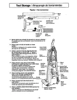 Предварительный просмотр 9 страницы Panasonic MCV736701 - UPRIGHT VACUUM Operating Instructions Manual