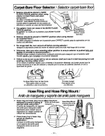 Предварительный просмотр 11 страницы Panasonic MCV736701 - UPRIGHT VACUUM Operating Instructions Manual