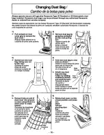 Предварительный просмотр 16 страницы Panasonic MCV736701 - UPRIGHT VACUUM Operating Instructions Manual