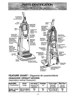 Предварительный просмотр 7 страницы Panasonic MCV7368 - UPRIGHT VACUUM PLATI Operating Instructions Manual