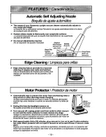 Предварительный просмотр 10 страницы Panasonic MCV7368 - UPRIGHT VACUUM PLATI Operating Instructions Manual