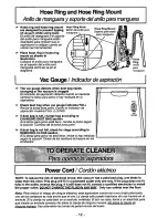 Предварительный просмотр 12 страницы Panasonic MCV7368 - UPRIGHT VACUUM PLATI Operating Instructions Manual