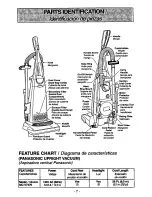 Предварительный просмотр 7 страницы Panasonic MCV7370 - UPRIGHT VACUUM Operating Instructions Manual