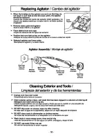 Предварительный просмотр 18 страницы Panasonic MCV7370 - UPRIGHT VACUUM Operating Instructions Manual