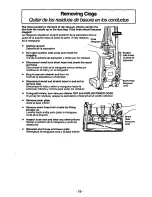 Предварительный просмотр 19 страницы Panasonic MCV7370 - UPRIGHT VACUUM Operating Instructions Manual