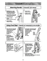 Предварительный просмотр 8 страницы Panasonic MCV7380 - UPRIGHT VACUUM Operating Instructions Manual