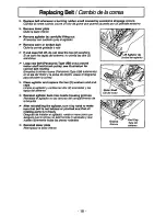 Предварительный просмотр 18 страницы Panasonic MCV7380 - UPRIGHT VACUUM Operating Instructions Manual