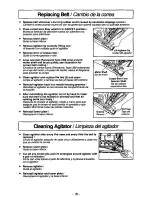 Предварительный просмотр 18 страницы Panasonic MCV7387 - UPRIGHT VACUUM Operating Instructions Manual