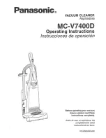 Предварительный просмотр 1 страницы Panasonic MCV7400D - UPRIGHT VACUUM Operating Instructions Manual