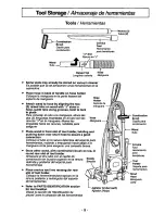 Предварительный просмотр 9 страницы Panasonic MCV7400D - UPRIGHT VACUUM Operating Instructions Manual