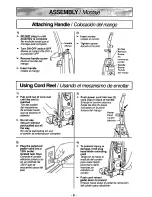 Предварительный просмотр 8 страницы Panasonic MCV7407D - UPRIGHT VACUUM Operating Instructions Manual