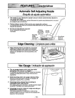 Предварительный просмотр 10 страницы Panasonic MCV7407D - UPRIGHT VACUUM Operating Instructions Manual