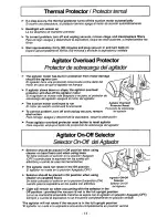 Предварительный просмотр 11 страницы Panasonic MCV7407D - UPRIGHT VACUUM Operating Instructions Manual