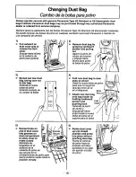 Предварительный просмотр 16 страницы Panasonic MCV7407D - UPRIGHT VACUUM Operating Instructions Manual