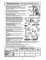 Preview for 14 page of Panasonic MCV7501 - UPRIGHT VACUUM Operating Instructions Manual