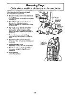 Preview for 20 page of Panasonic MCV7501 - UPRIGHT VACUUM Operating Instructions Manual