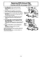 Предварительный просмотр 16 страницы Panasonic MCV7505 - UPRIGHT VACUUM Operating Instructions Manual