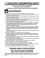 Предварительный просмотр 6 страницы Panasonic MCV7515 - UPRIGHT VACUUM Operating Instructions Manual