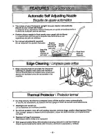 Предварительный просмотр 9 страницы Panasonic MCV7515 - UPRIGHT VACUUM Operating Instructions Manual