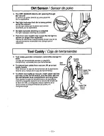 Предварительный просмотр 11 страницы Panasonic MCV7515 - UPRIGHT VACUUM Operating Instructions Manual