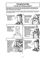 Предварительный просмотр 17 страницы Panasonic MCV7515 - UPRIGHT VACUUM Operating Instructions Manual