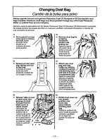 Предварительный просмотр 17 страницы Panasonic MCV7521 - UPRIGHT VACUUM Operating Instructions Manual