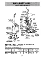 Предварительный просмотр 7 страницы Panasonic MCV7571 - UPRIGHT VACUUM Operating Instructions Manual